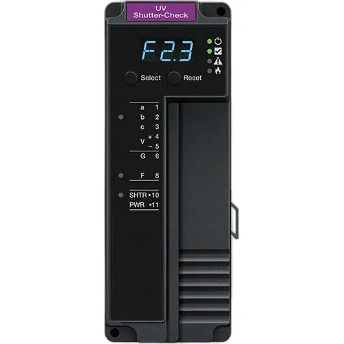 UV FLAME AMP WITH SHUTTER-CHECK