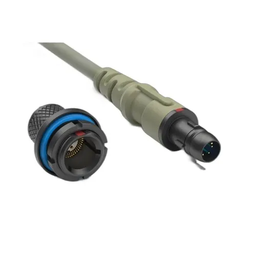 CABLE 1.5M C/ CONECTOR MILITAR 4 P DIGITAL