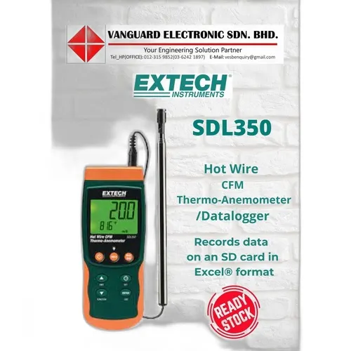 HOT WIRE THERMO-ANEMOMETRE SD LOGGER
