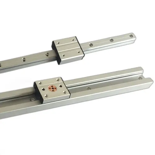 Guide rail assembly for sensors