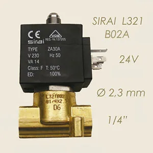 VALVULA 1/8" NC *2.3mm 12VDC